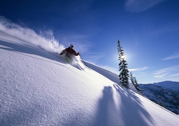 Alta Ski Area with pristine powder snow